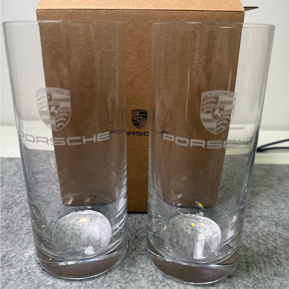 Porsche Design Clear Glass Tumblers Set